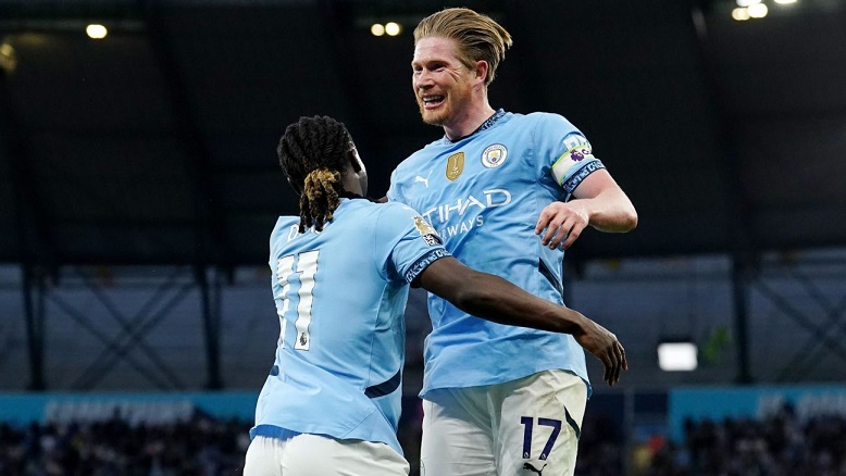 Kevin De Bruyne's laatste optreden in het Etihad Stadium